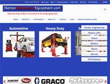 Tablet Screenshot of herronautomotiveequipment.com